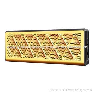 Metal Grill Bluetooth Speaker, Supports CSR 4.0 Bluetooth with Leather Cover